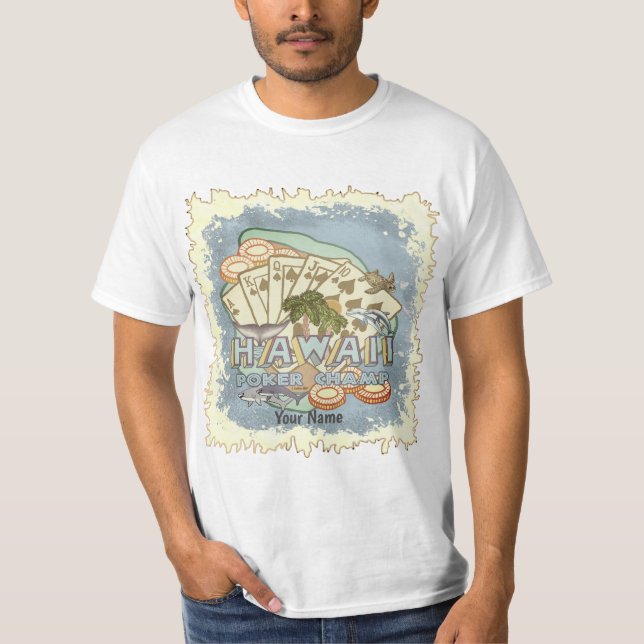 Camiseta Hawaii Poker (Anverso)