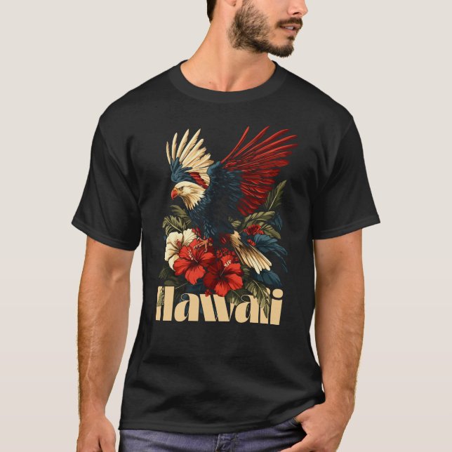 Camiseta Hawaii Pride Eagle Design (Anverso)