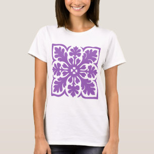 Camiseta Hawaii Quilt Royal Purple Island Hawái
