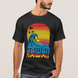 Camiseta Hawaii Retro Trowback Surf & Hawaiian Beach Souble