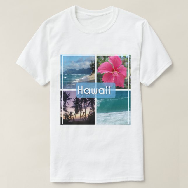 Camiseta Hawaii Seascape (Diseño del anverso)