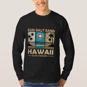 Camiseta Hawaii Summer Palm Trees Beach Aloha Paradise Sun