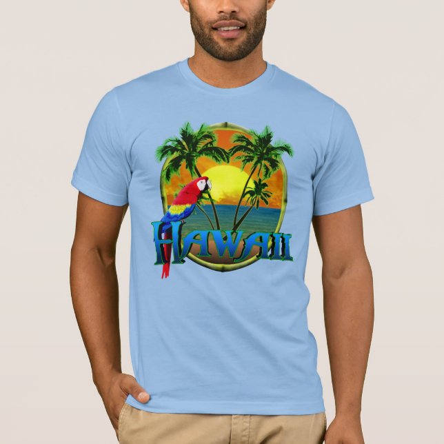 Camiseta Hawaii Sunset (Anverso)