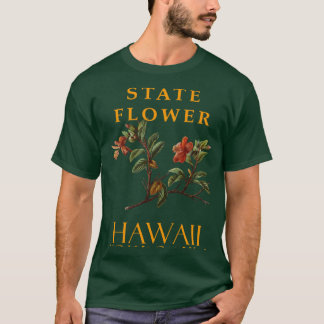Camiseta Hawaii Territory Flower The Hibiscus kokio Oversiz