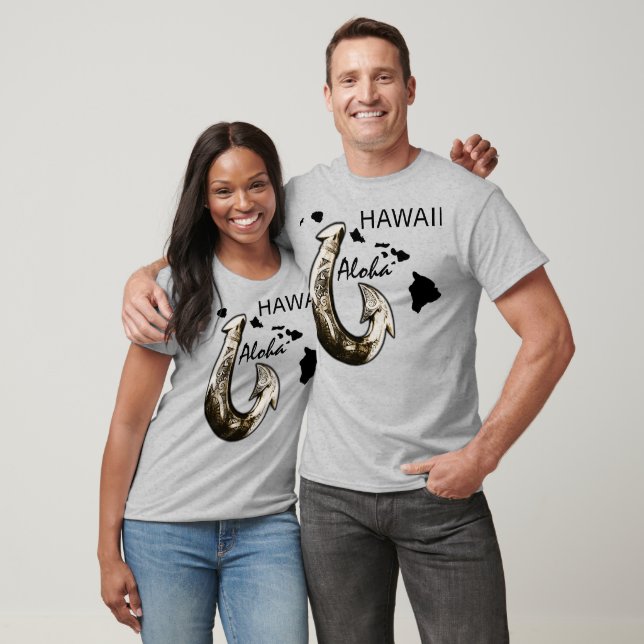 Camiseta Hawaii Tribal Hook ALOHA HAWAII (Unisexo)