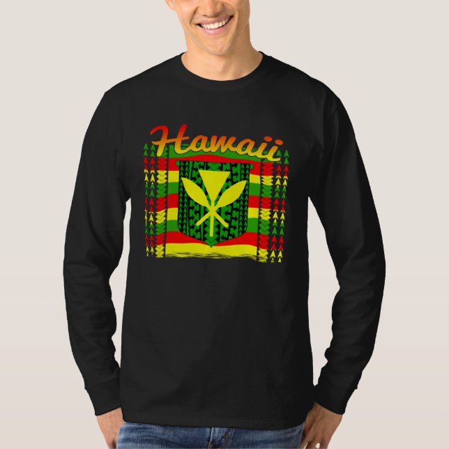 Camiseta Hawaii Tribal Kanaka Maoli  1 (Anverso)