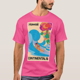 Camiseta Hawaii Vintage Travel Poster