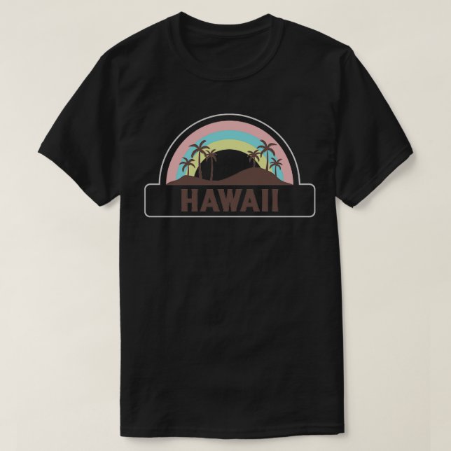 Camiseta Hawaii Vintage TShirt (Diseño del anverso)