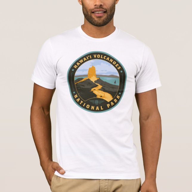 Camiseta Hawaii Volcanoes National Park (Anverso)