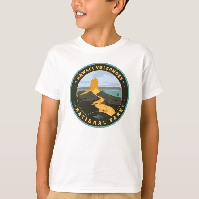 Camiseta Hawaii Volcanoes National Park (Anverso)