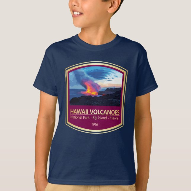 Camiseta Hawaii Volcanoes NP (PF1) (Anverso)