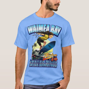Camiseta Hawaii waimea bay surfing 80801 TShirt