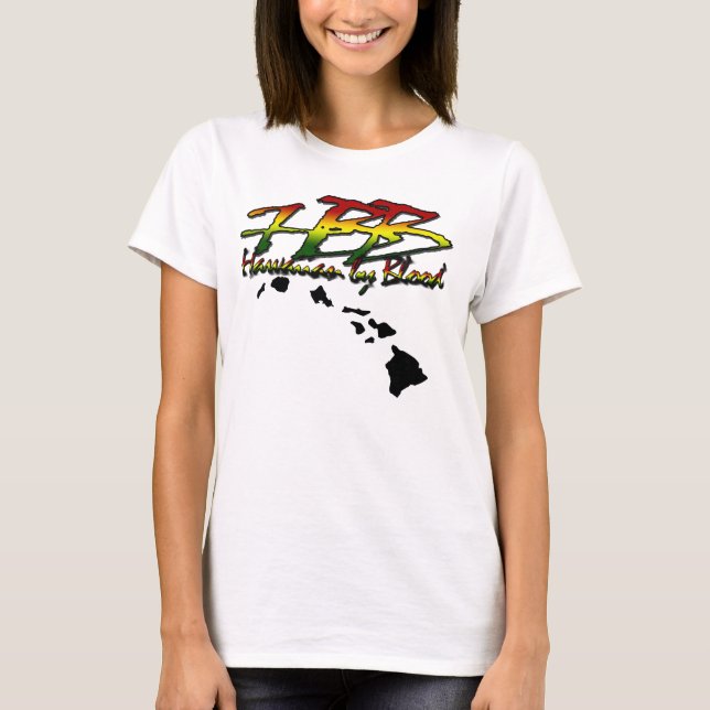 Camiseta Hawaiian de Rasta por sangre (Anverso)