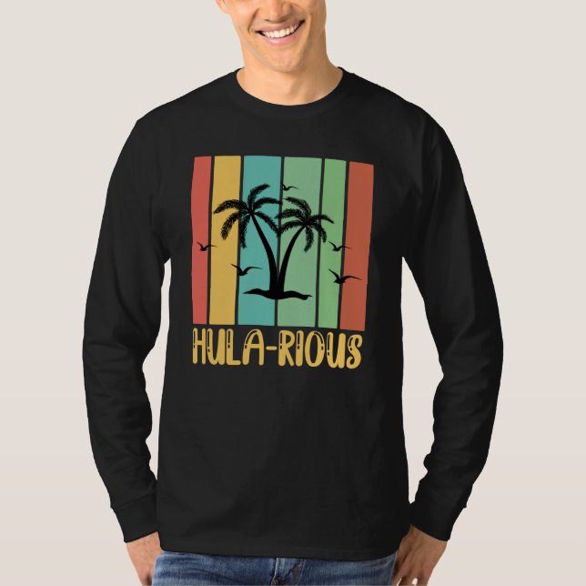 Camiseta Hawaiian Hula Rious Hilarious Hawaii Pineapple Tik (Anverso)