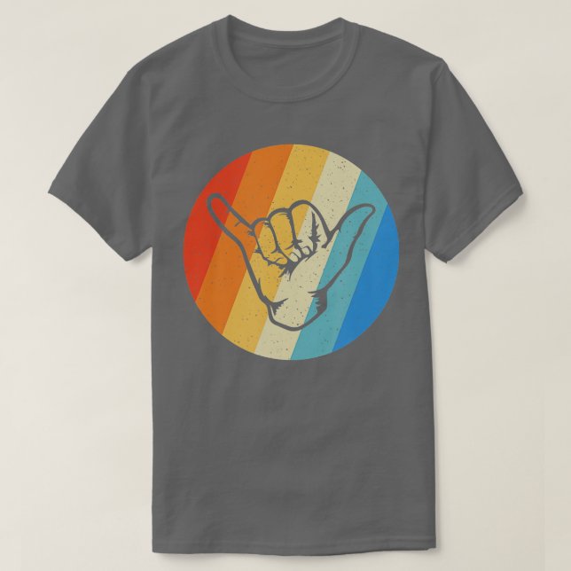 Camiseta Hawaiian Island Shaka Hawaii Hand Sign Hang Loose  (Diseño del anverso)