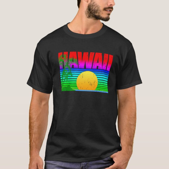 Camiseta Hawaiian Islands Aloha State (Anverso)