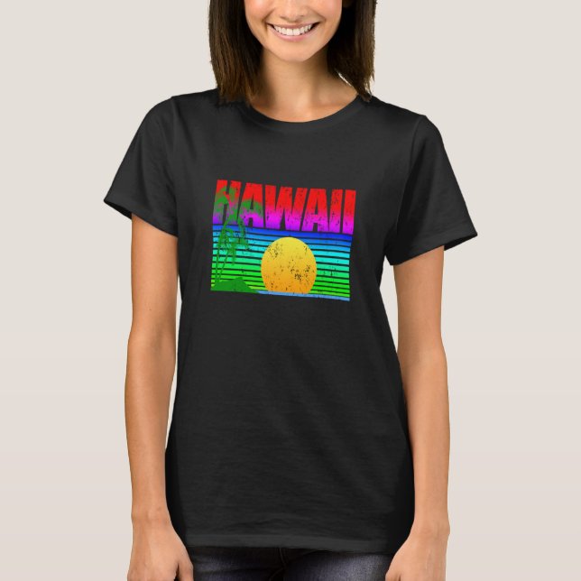 Camiseta Hawaiian Islands Aloha State (Anverso)