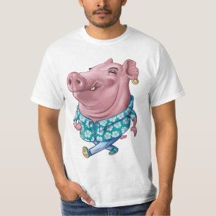 Camiseta Hawaiian Pig
