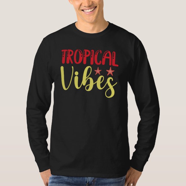 Camiseta Hawaiian Tropical Vibes Tiki Hawaii (Anverso)
