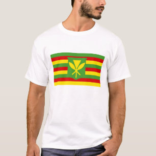 Camiseta Hawaiians étnicos del natural de la bandera de