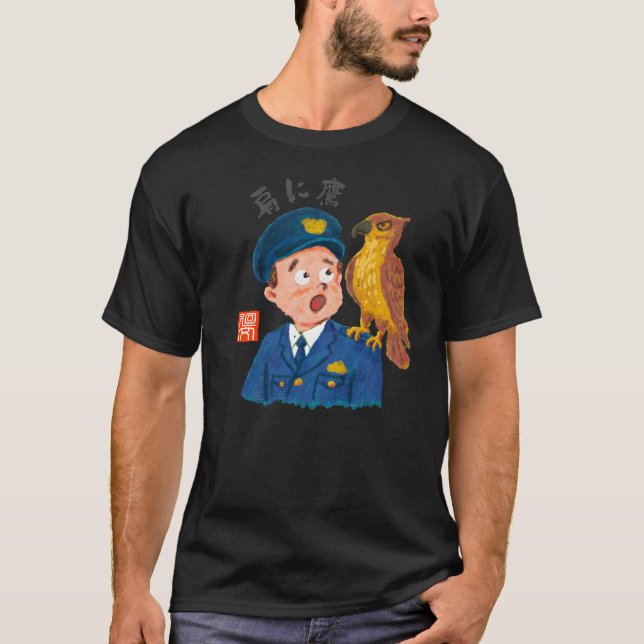 Camiseta Hawk on shoulder (Katani Taka) (Anverso)