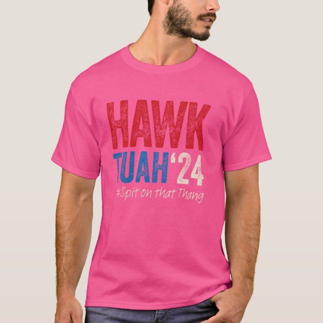 Camiseta Hawk Tuah 24 Día de la Independencia (Anverso)