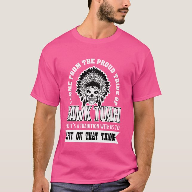 Camiseta Hawk Tuah Funny Guay Trendy Meme (Anverso)