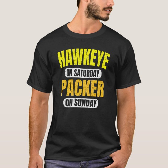 Camiseta Hawkeye El Paquete Del Sábado En El Vin De Green B (Anverso)