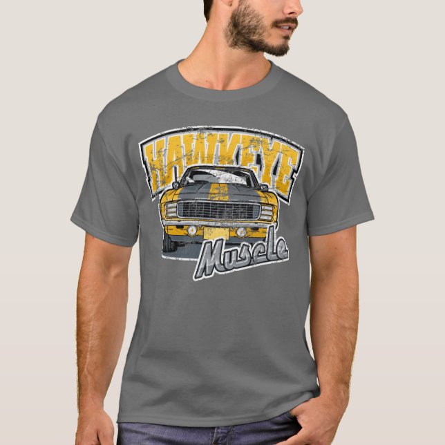 Camiseta Hawkeye Muscle Car C1 retro (Anverso)