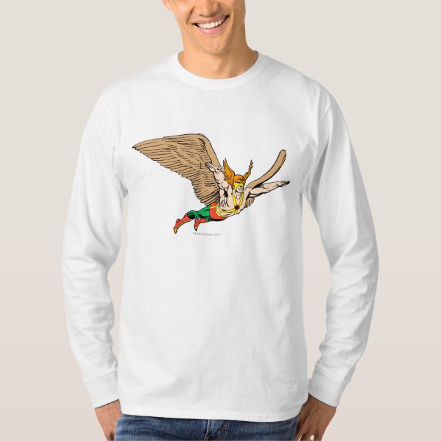 Camiseta Hawkman Flies (Anverso)
