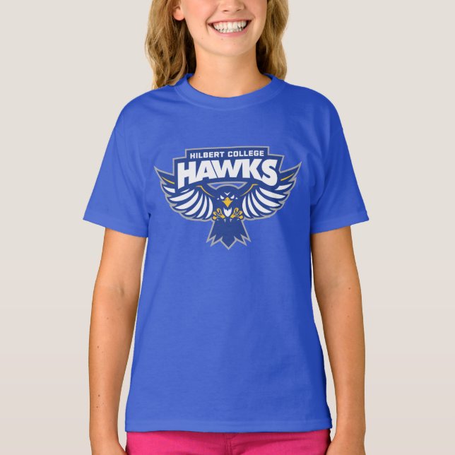 Camiseta Hawks del Colegio Hilbert (Anverso)