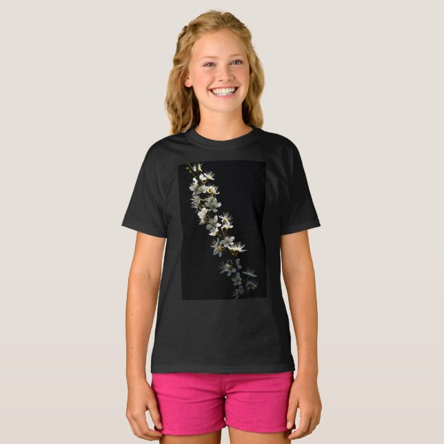Camiseta Hawthorn Flowers gcna (Anverso completo)