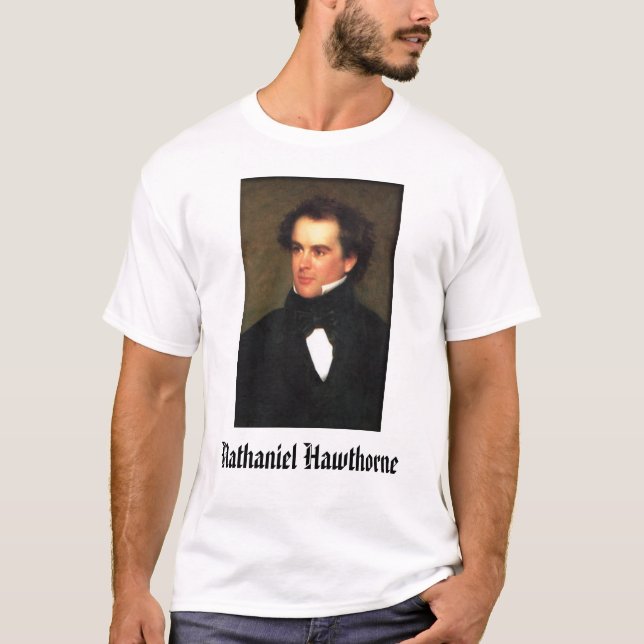 Camiseta hawthorne, Nathaniel Hawthorne (Anverso)