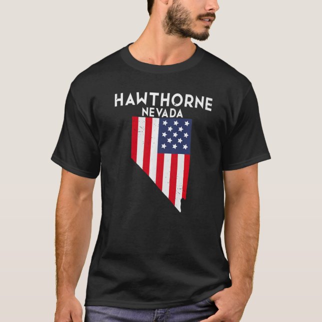 Camiseta Hawthorne Nevada Estados Unidos Estados Unidos Via (Anverso)