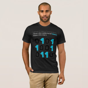 Camiseta Hay 10 Tipos de Programadores – Chiste Binario 