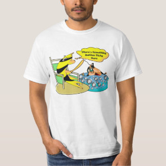 Camiseta Hay algo bastante a pescado aquí