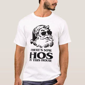 Camiseta Hay algo de HOS en la Navidad de Santa Ho en esta 