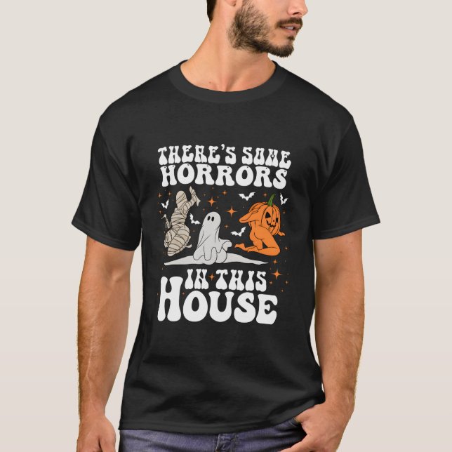 Camiseta Hay Algunos Horrores En Esta Calabaza De Fantasma  (Anverso)