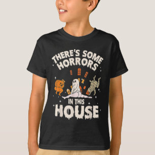 Camiseta Hay algunos horrores en esta calabaza fantasma H