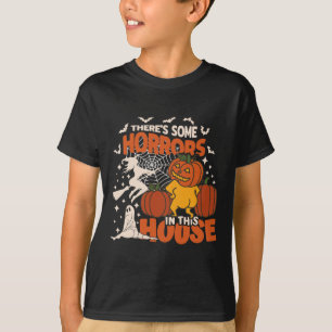 Camiseta Hay algunos horrores en esta calabaza fantasma H