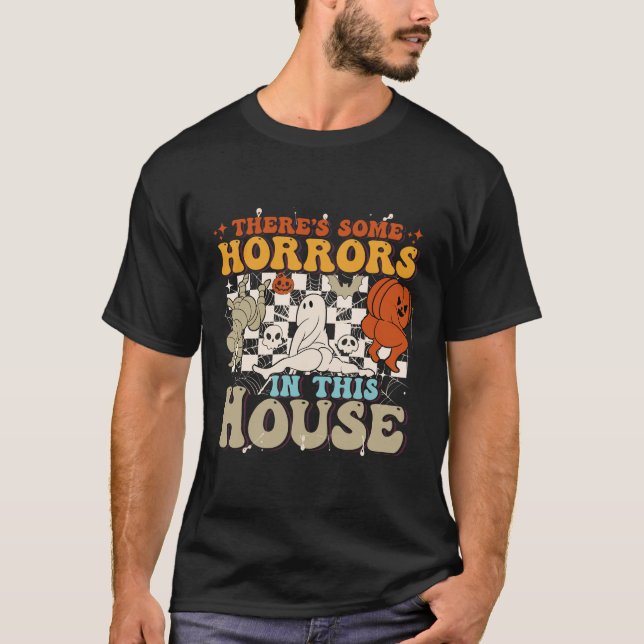 Camiseta Hay algunos horrores en esta casa Fantasma Hallowe (Anverso)