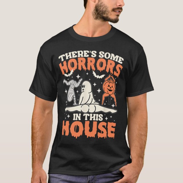 Camiseta Hay algunos horrores en este fantasma de calabaza  (Anverso)