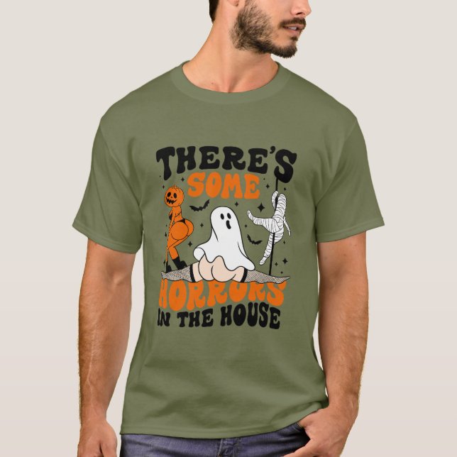 Camiseta Hay algunos horrores en la casa (Anverso)