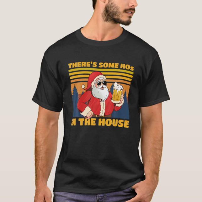Camiseta Hay algunos HOs en la casa de la traviesa Santa Ad (Anverso)