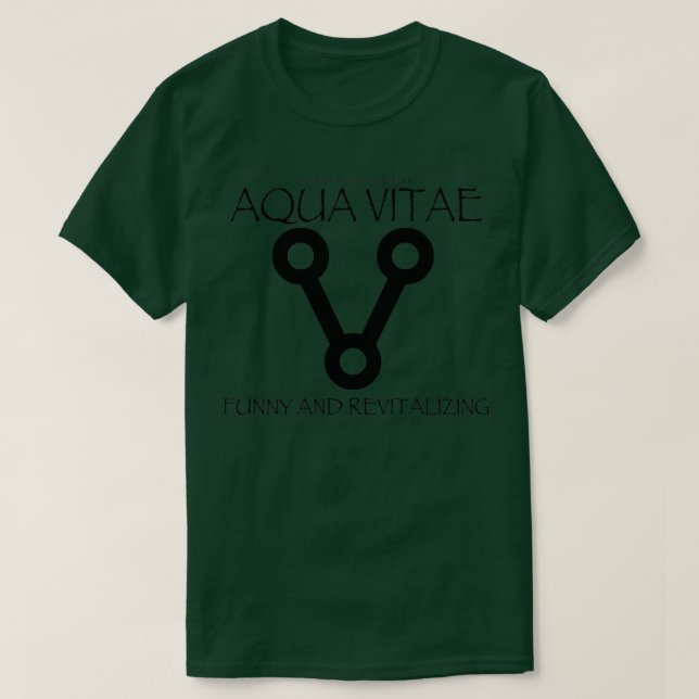 Camiseta Hay alquimia entre nosotros Aqua Vitae (Diseño del anverso)