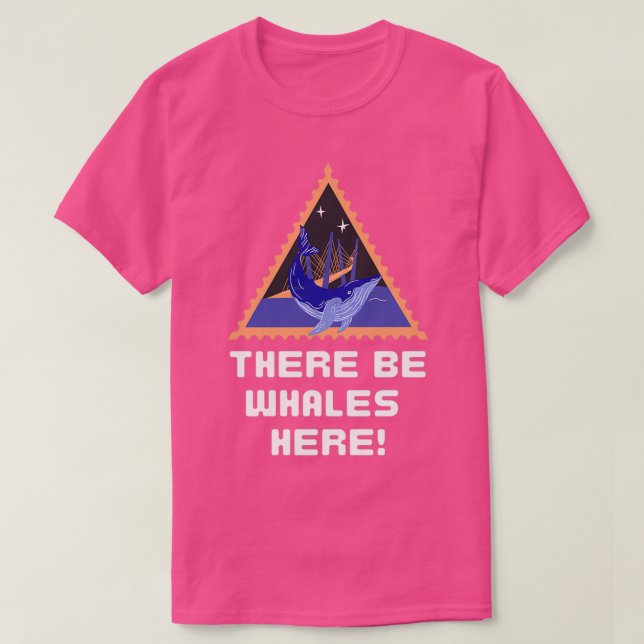 Camiseta Hay Ballenas Aquí (Diseño del anverso)