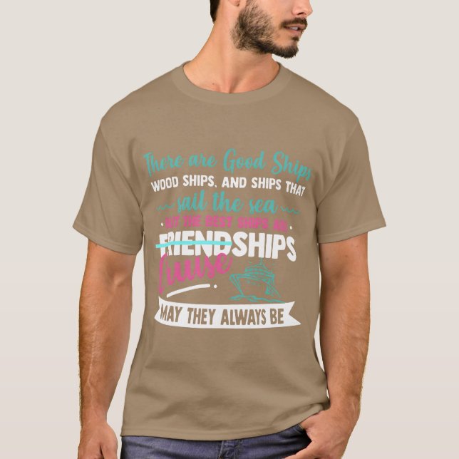 Camiseta hay buenos barcos barcos de madera y barcos que di (Anverso)