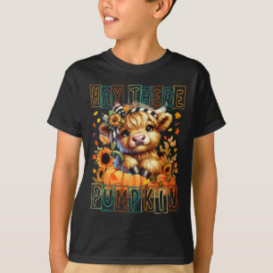 Camiseta Hay Calabaza Estilo Retro Vaca Alta Para Caer
