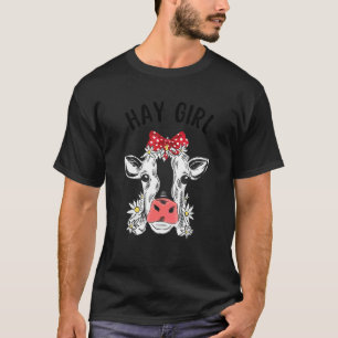Camiseta Hay Chica Hay Heifer Cute Ganaderas