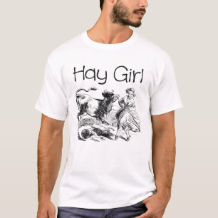 Camiseta Hay Chica Hay Vaca Hay Chica Granja Vaca Lover Gig
